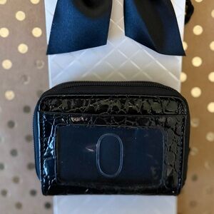 🌸BUXTON black pre-owned card holder. WW005.